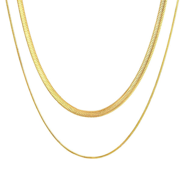 LUSSO Chiara Double Layered Necklace