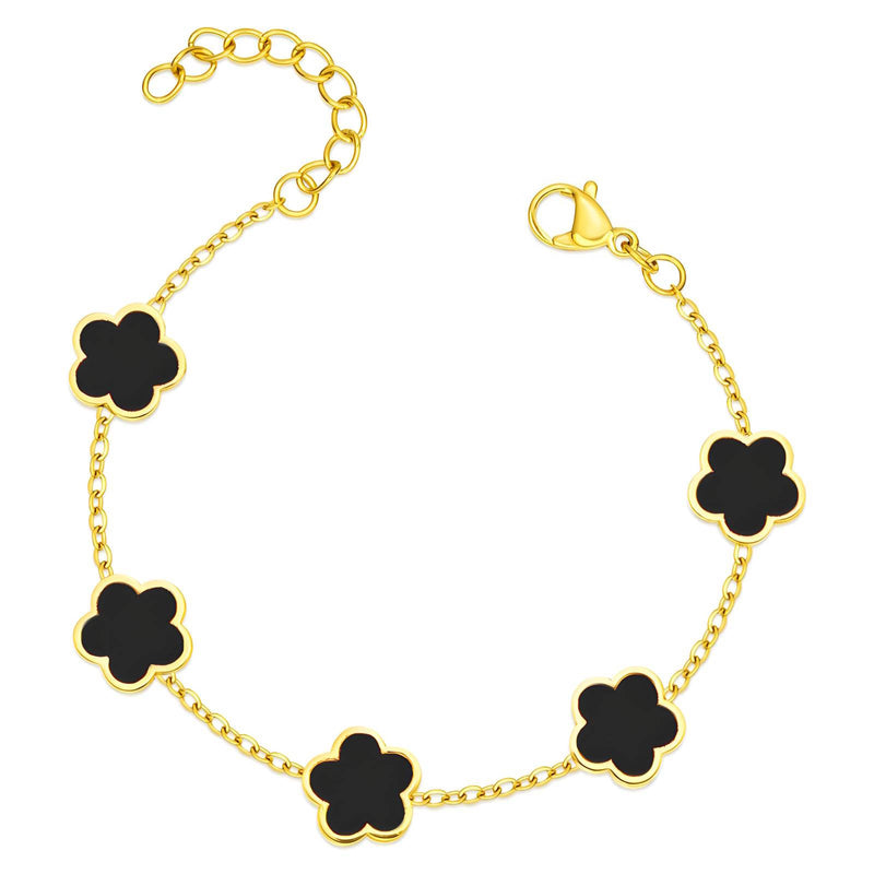 LUSSO Celeste Mini Clover Bracelet