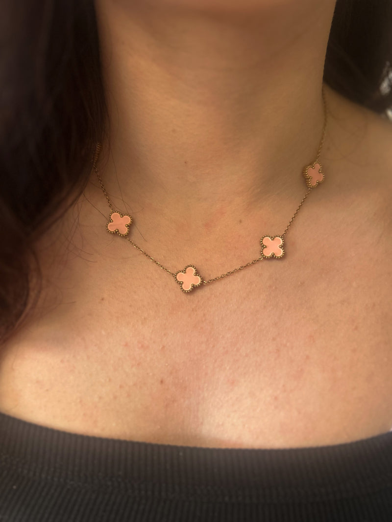 LUSSO Rosa Clover Necklace